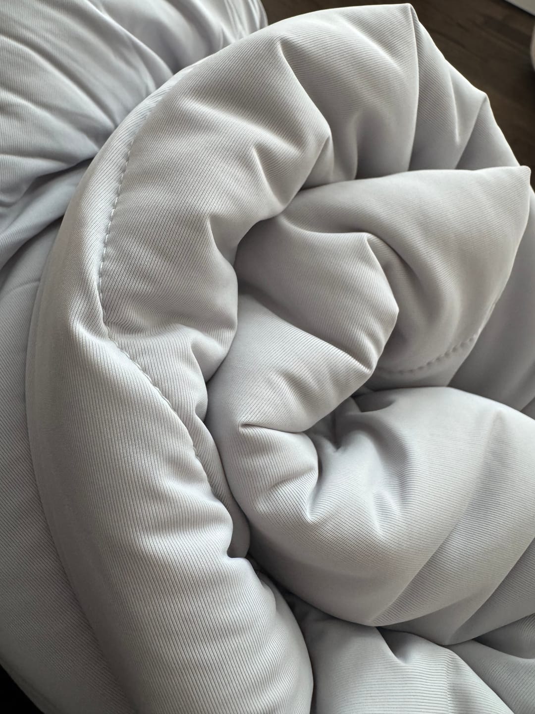 Close-up of the BreezeComfort cooling fabric weave